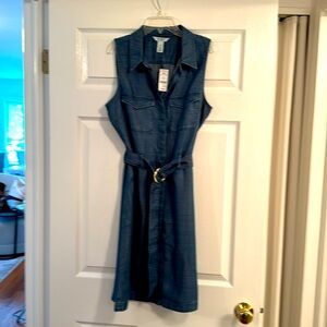 WHBM Summer Denim Dress